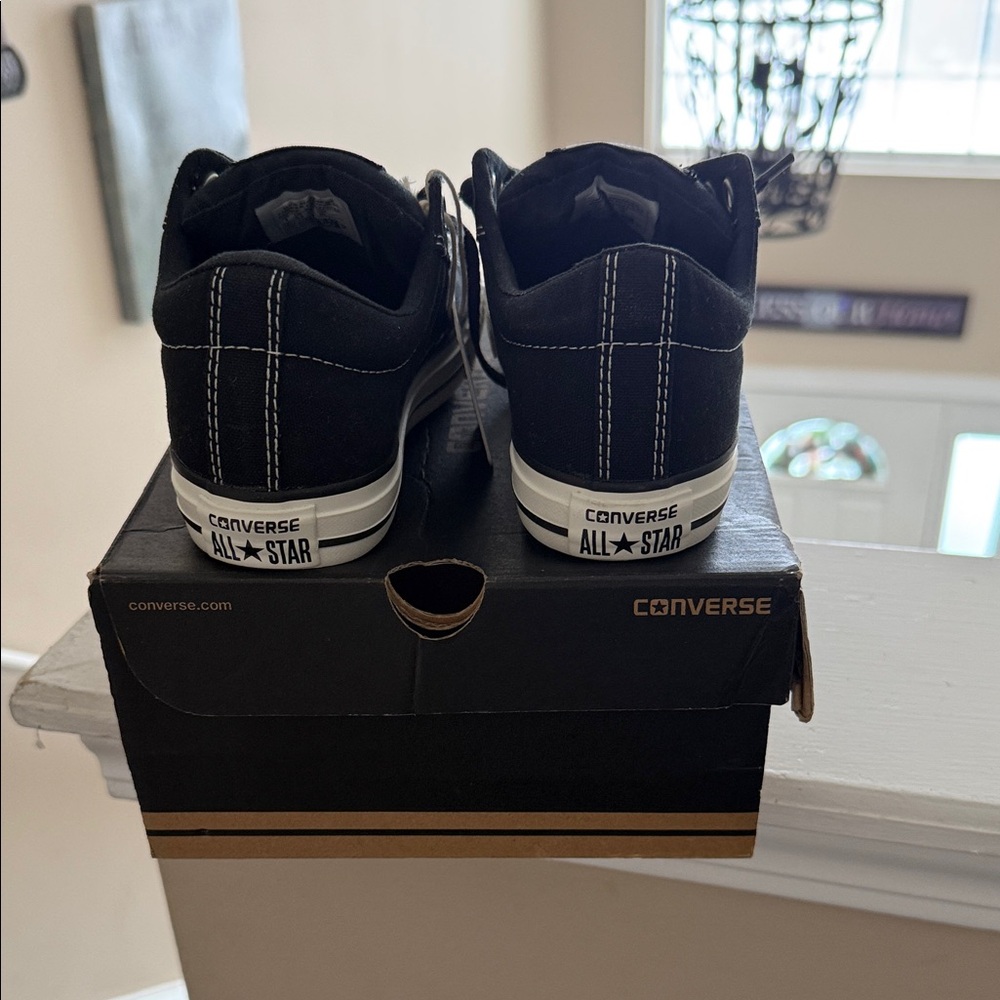 Converse Classic Black and White Sneakers - Picture 2 of 4